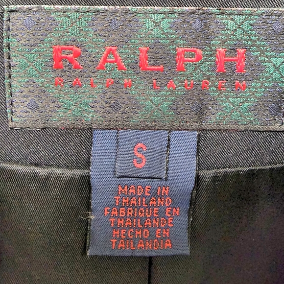 Ralph Ralph Lauren Black Two Piece Capri Suit Set Size Small - Picture 9 of 10